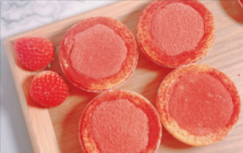 爆漿草莓巧克力流心撻